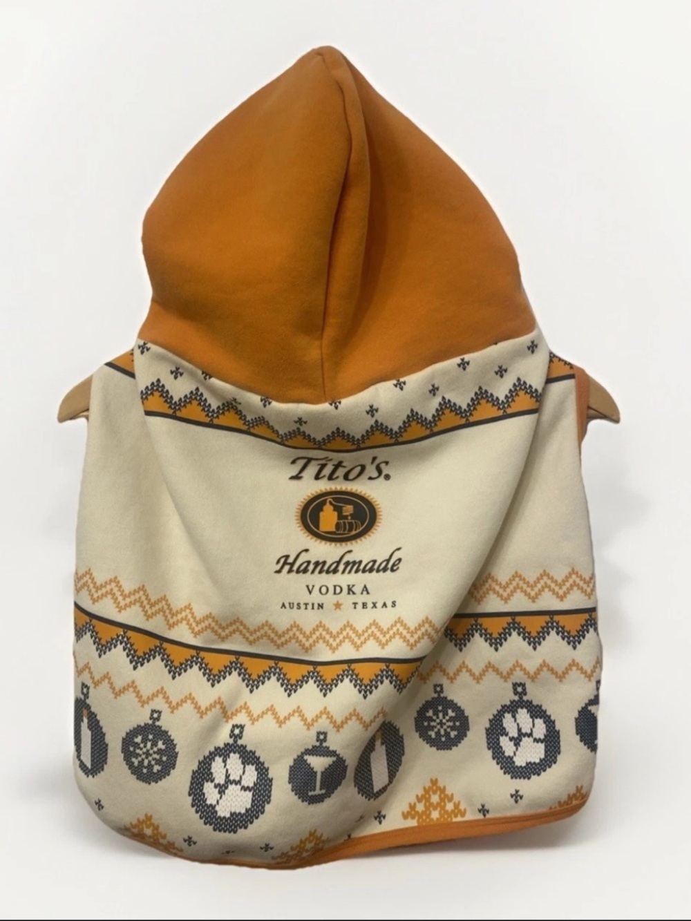 Fleece Dog Hoodie - Holiday Theme